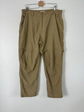 L.L. Bean Pants Men's Size XL Khaki Cresta Hiking Cargo Convertible Zip Off Pant
